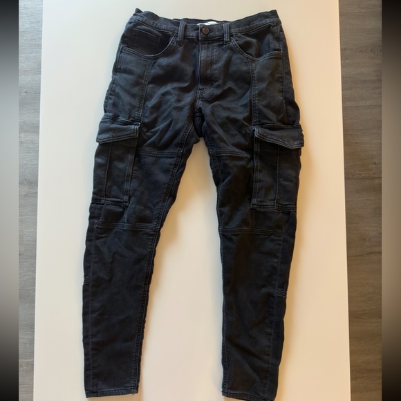 Zara Pants Zara Soft Demin Cargo Pants Poshmark